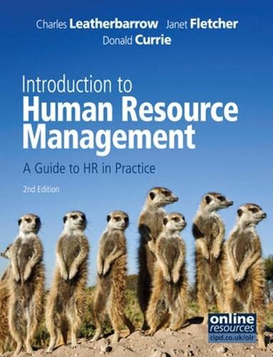 Introduction to Human Resource Management: A Guide to HR in Practice ...