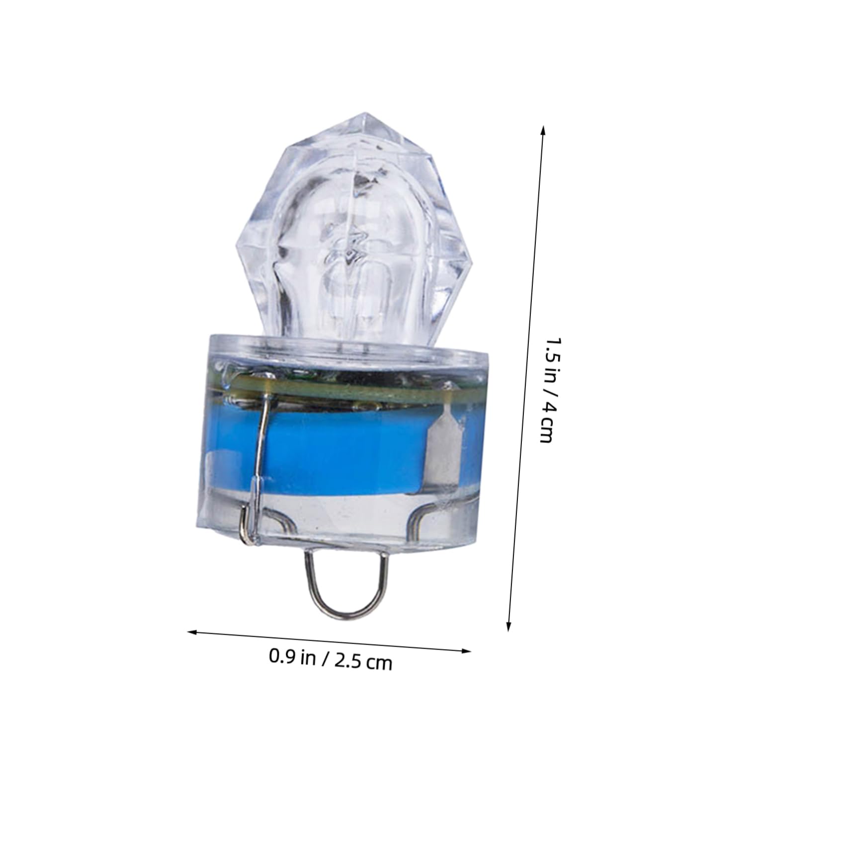 Abaodam Led Underwater Fishing Light Night Fishing Fish Gathering Light Lure Waterproof Underwater for Aquarium Pond and River Random Color