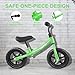 Elantrip Balance Bike, Lightweight Black Toddler Bike for 1-3 Year Old Boys, Birthday Gift Toys for 1-3 Year Old Boys and Girls, No Pedal Bikes for Kids with Adjustable Handlebar and seat