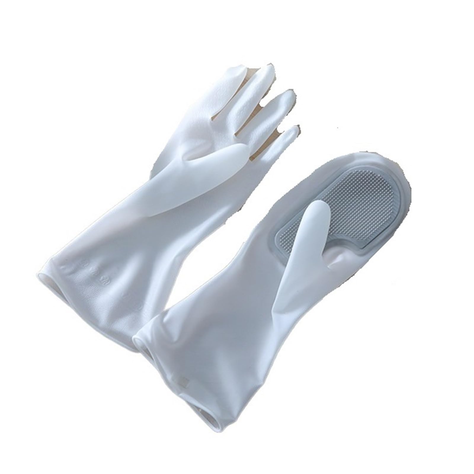Guantes Limpieza Guantes de limpieza con cepillo multifuncional for cocina doméstica, plástico, resistentes al agua, for lavavajillas