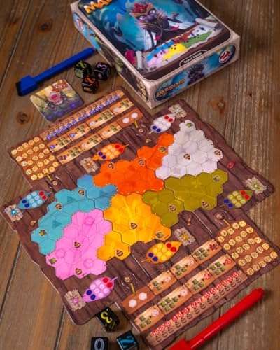 Image of Marabunta Board Game - A Strategy Game of Ant Colony Domination! Fun Family Game for Kids & Adults, Ages 10+, 2 Players, 30 Minute Playtime, Made by Space Cowboys