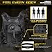 Himal Outdoors Tactical Vest, 600D Encrypted Polyester Adjustable Lightweight Airsoft Vest for Playing or Training