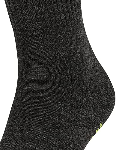 Image of FALKE Unisex Walkie Light Socks, Crew Length, Thick Sole, Hiking Sock, Breathable, Moisture-Wicking, Merino Wool, Grey (Smog 3150), 9-10, 1 Pair