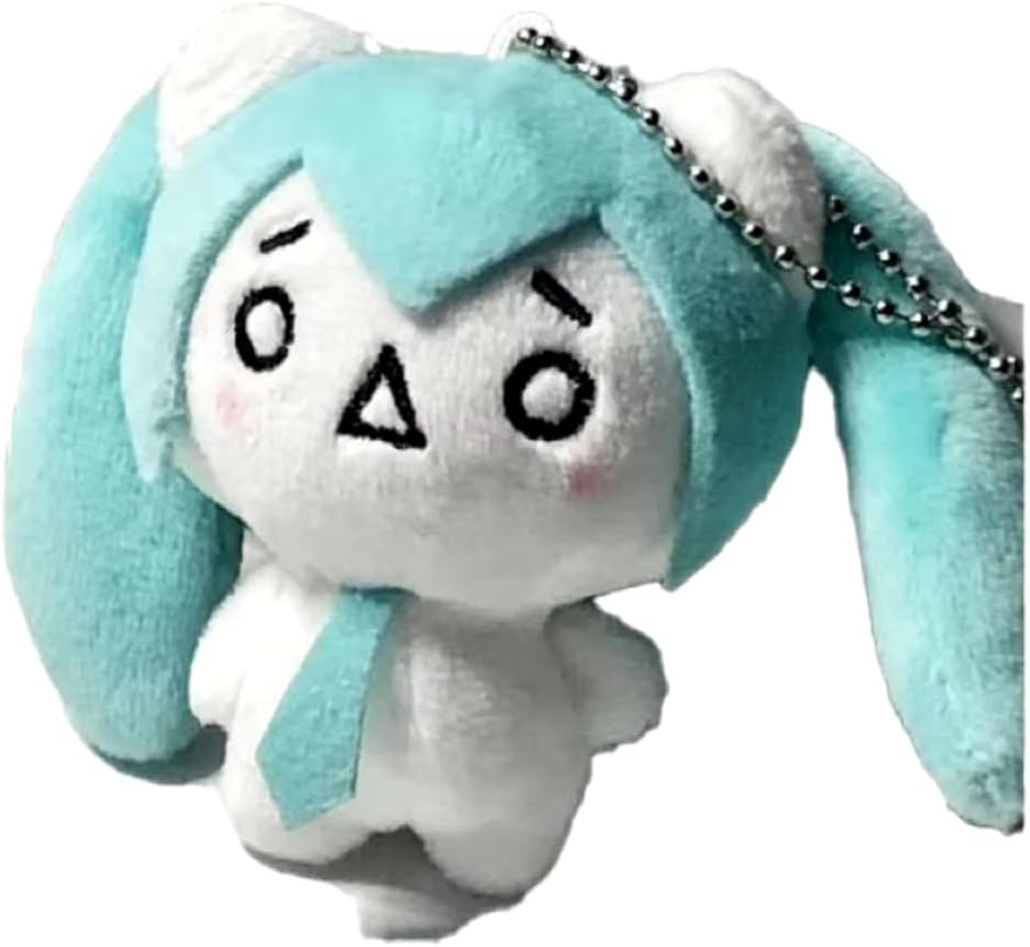 Green Hair Anime Girl Plush Charm