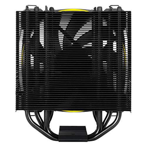 Arctic Freezer 33 eSports One – Dissipatore di processore semi-passivo con ventola Bionix da PWM 120 mm, Dissipatore per CPU fino una potenza di raffreddamento di 320 Watt (Giallo)