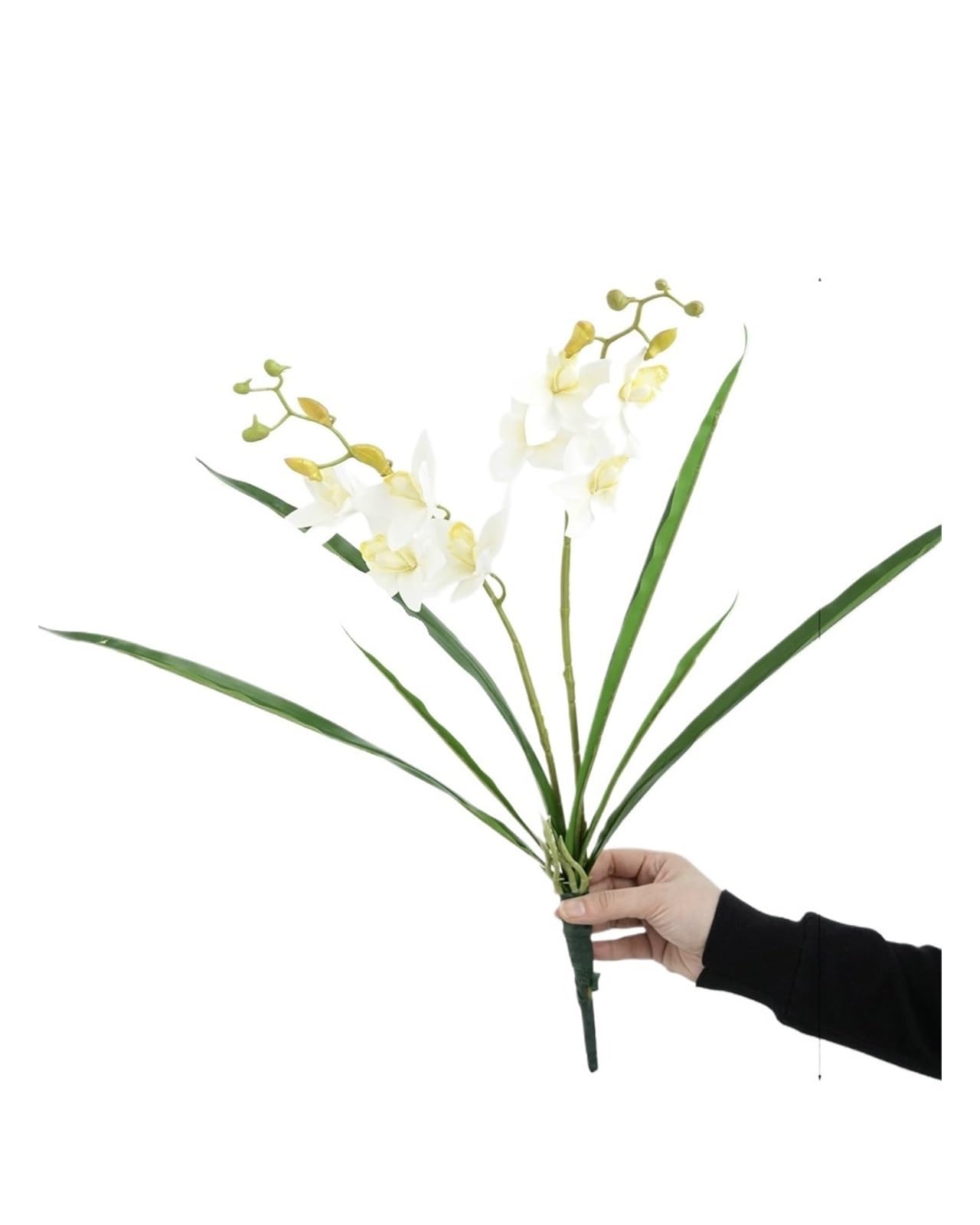 Casetlong 1PC Artificial Flowers Faux Leaves For Home Wedding Decoration(White)