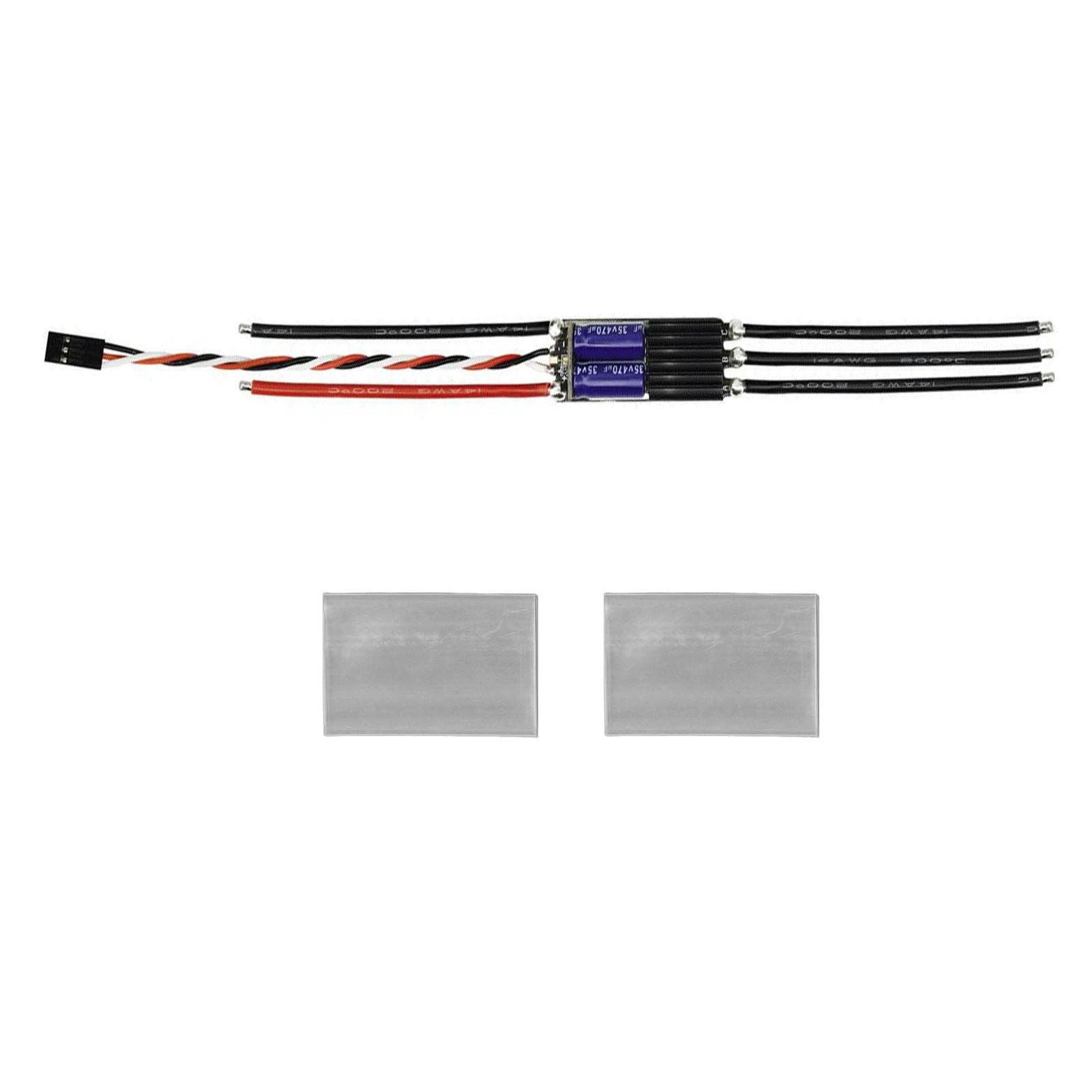 Cocoarm Regolatore di velocità Elettronico ESC Senza Spazzole con BEC Regolabile da 2 a 8S Lipo 120A STM32G071 128KHz PWM Supporto Protocollo Multiplo per RC Drone Aereo Barca Auto