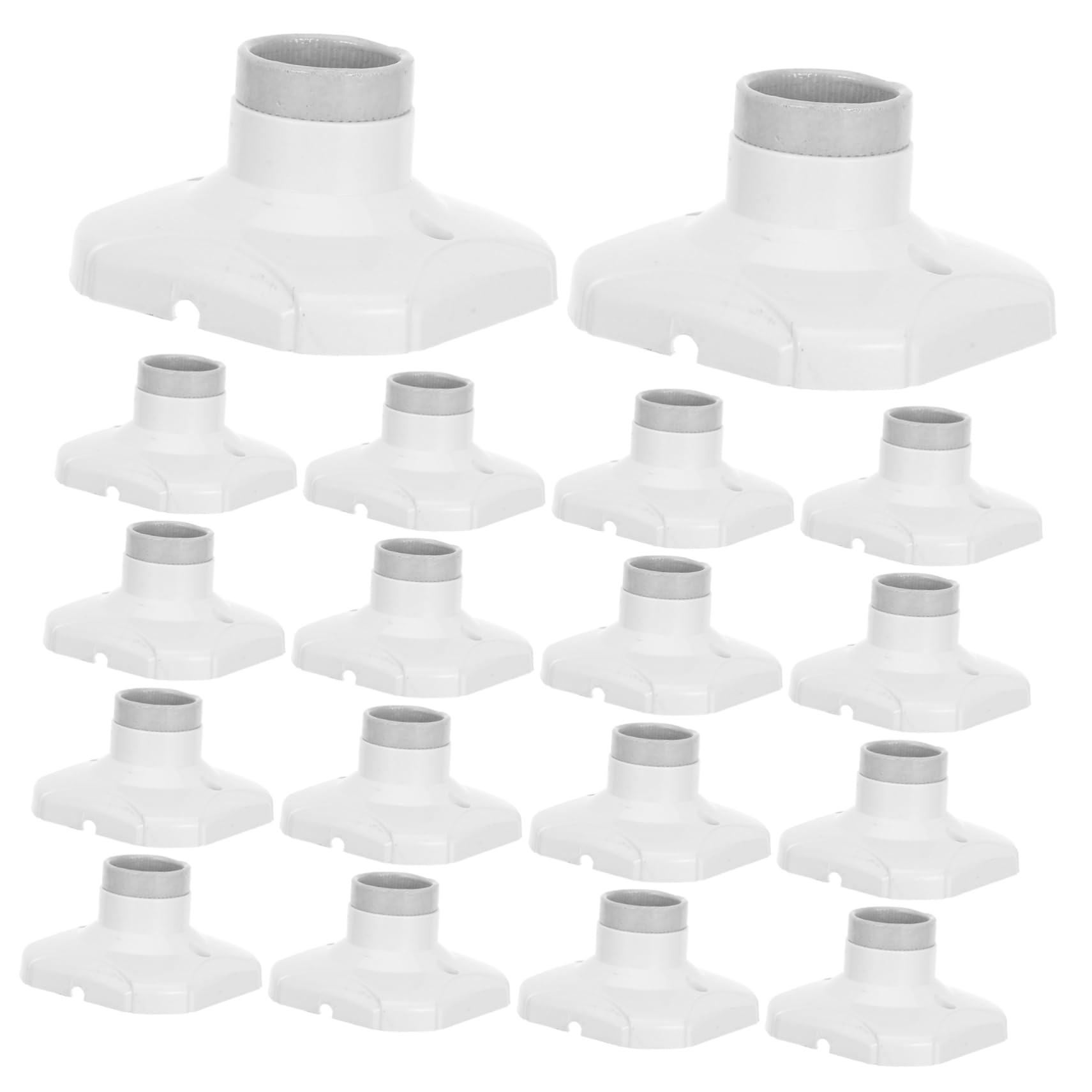 Portalámparas de Techo E27 250v 20 Piezas, Casquillo Roscado