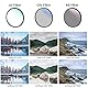 K&F Concept Filter Set K-Serie 55mm Filter Kit MC UV Filter+ Polfilter (CPL)+Neutral Dichte Graufilter(ND4)