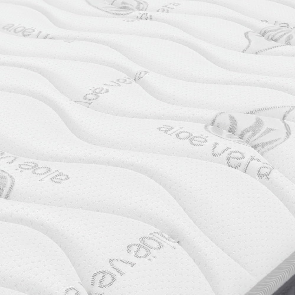 Don DESCANSO - Matela 140x200cm Mulhacén Hauteur ± 26 cm, Confort Mi-Ferme, Mousse à Mémoire de Forme HR. Matela de lit d'adulte Respirant, Hypoallergéniqueet Durable