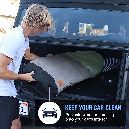 Ho Stevie! Canvas Surfboard Bag Cover - No Melted Wax on Car - Sun/Ding Protection