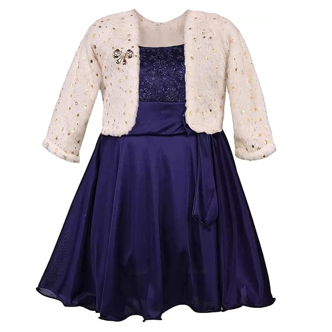 Image of Wish Karo Girls Frock Dress with Jacket