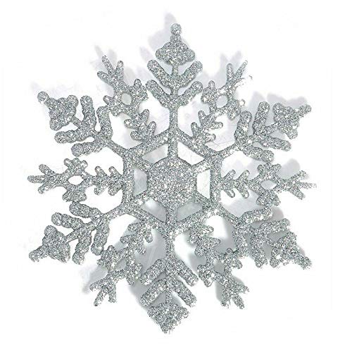 EliteKoopers Glitter Snowflakes Christmas Tree For Baubles Hanging Xmas Decoration Item