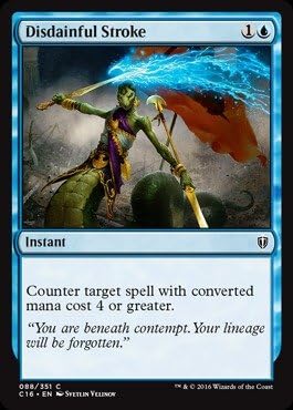 Magic The Gatheringdisdainful Stroke (088351)Comandante 2016