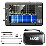 SEESII TinySA Ultra+ ZS406 5.4GHz Spectrum Analyzer with Hard Case: 4 inch Portable RF Test Kit with EVA Waterproof Shockproof Protective Shell for Ham Radio, Field Testing, V0.4.6.1