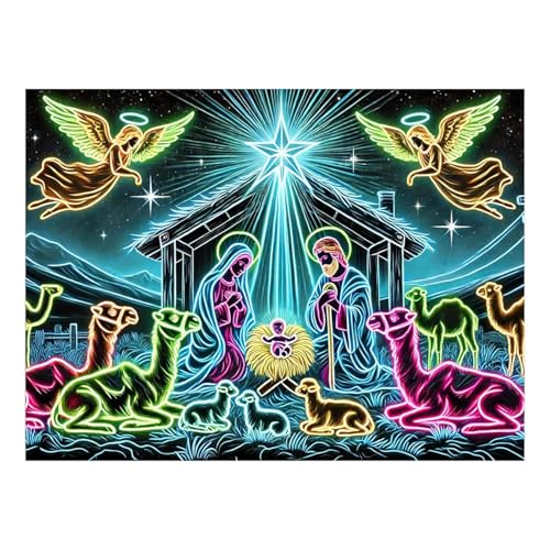 Décoration de Noël réactive aux UV pour de grandes réunions de famille chaleureuses