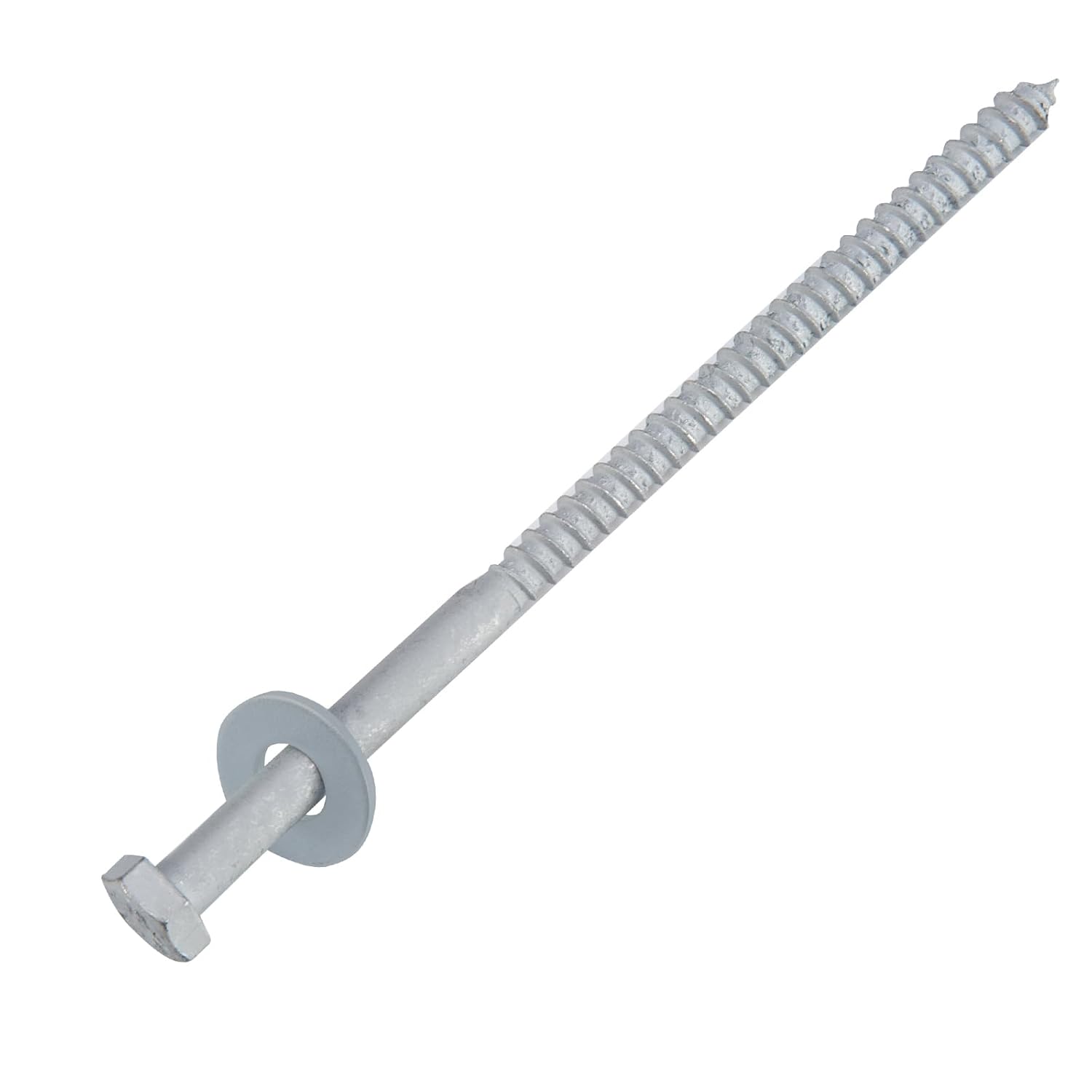 1/4" x 5" Lag Bolts (50 Pcs) Lag Screws for Wood, Hot Dip Galvanized, Hex Head with Washers
