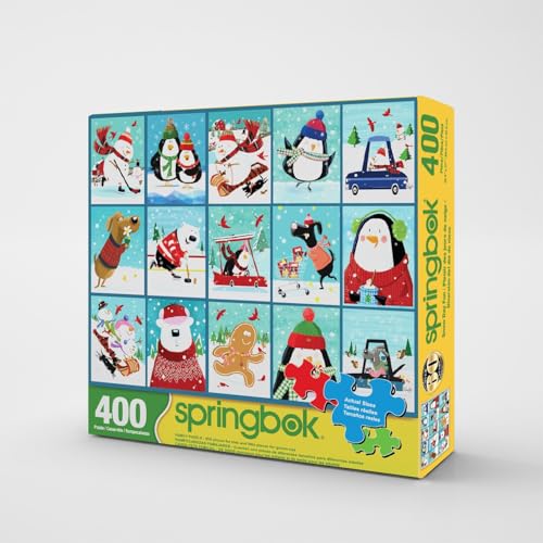 Springbok Snow Day Fun Rompecabezas de 400 Piezas para Adultos y Familia miniatura 2