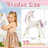 Zoom IMG-1 ggufay palloncino unicorno in alluminio Zoom IMG-1 ggufay palloncino unicorno in alluminio