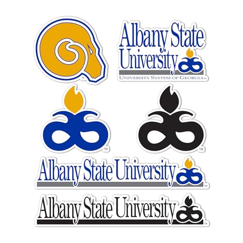 Autocollant Albany State University feuille complète en vinyle