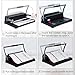 Spiral Binding Machine, 21-Hole, 450 Sheets Capacity, Punch up to 15 Sheets, Comb Binding Machines for Letter Size A5/A4 Paper with 100pcs 1/4