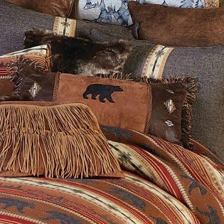 BLACK FOREST DECOR Diamond Bear Pillow, Zipper Closure, Decorative Accent Pillow, 26" W x 14" L