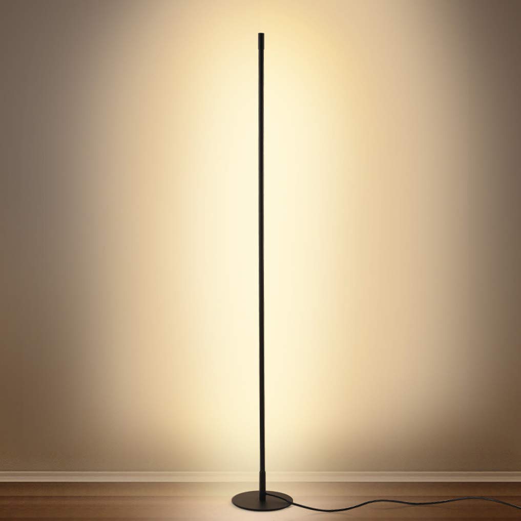 Lampadaire salon noir XMYX idéal pour coin lecture et ambiance douce de bureau