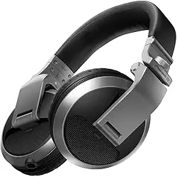 Fone de Ouvido, Pioneer DJ, HDJ-X5-S/XEGWL, Silver, Pacote de 1