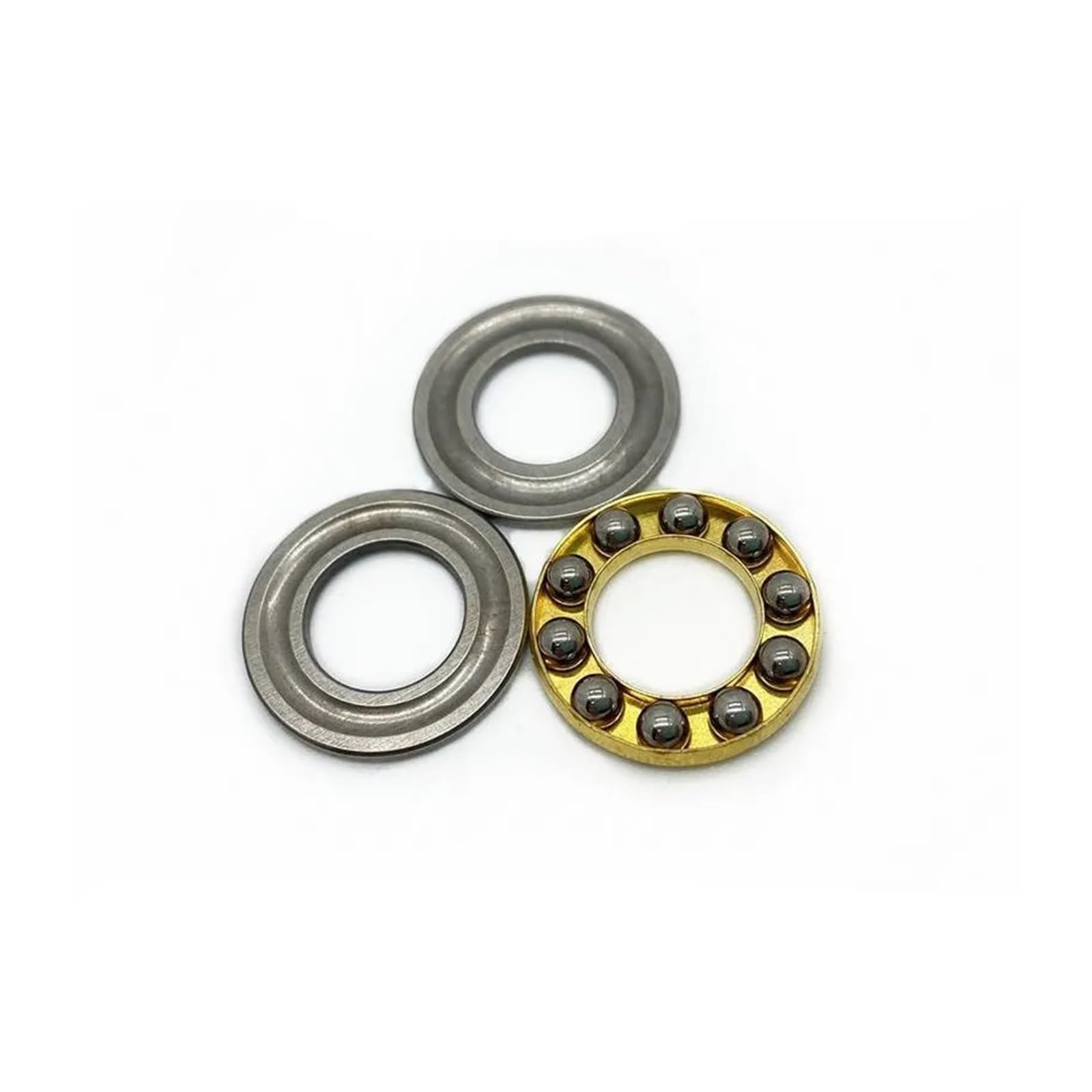 WEUSANXPL 4pcs F2-6M F2.5-6M F3-8M F5-10M F6-12M F7-15M F8-16M F10-18M F12-21M F12-23M Mini 3-in-1 Plane Axial Ball Bearing Thrust Bearing(F8-22m 8x22x7)