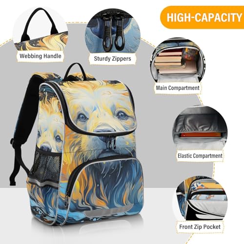 Mochila escolar reflectante con compartimento portátil para el cuidado infantil 4