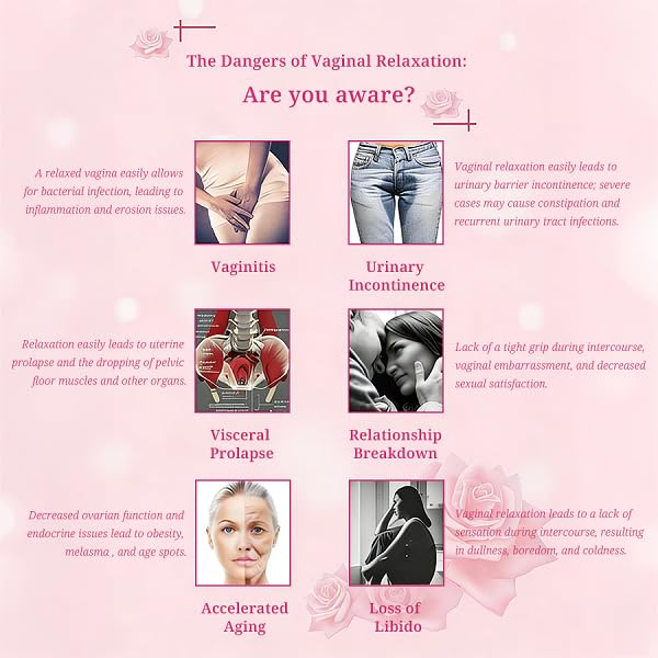 Intimate Care Tablets, Vaginal Tightening and Rejuvenation Formula, Natural Herbs Advanced Tightening, Hydration and Wellness Support