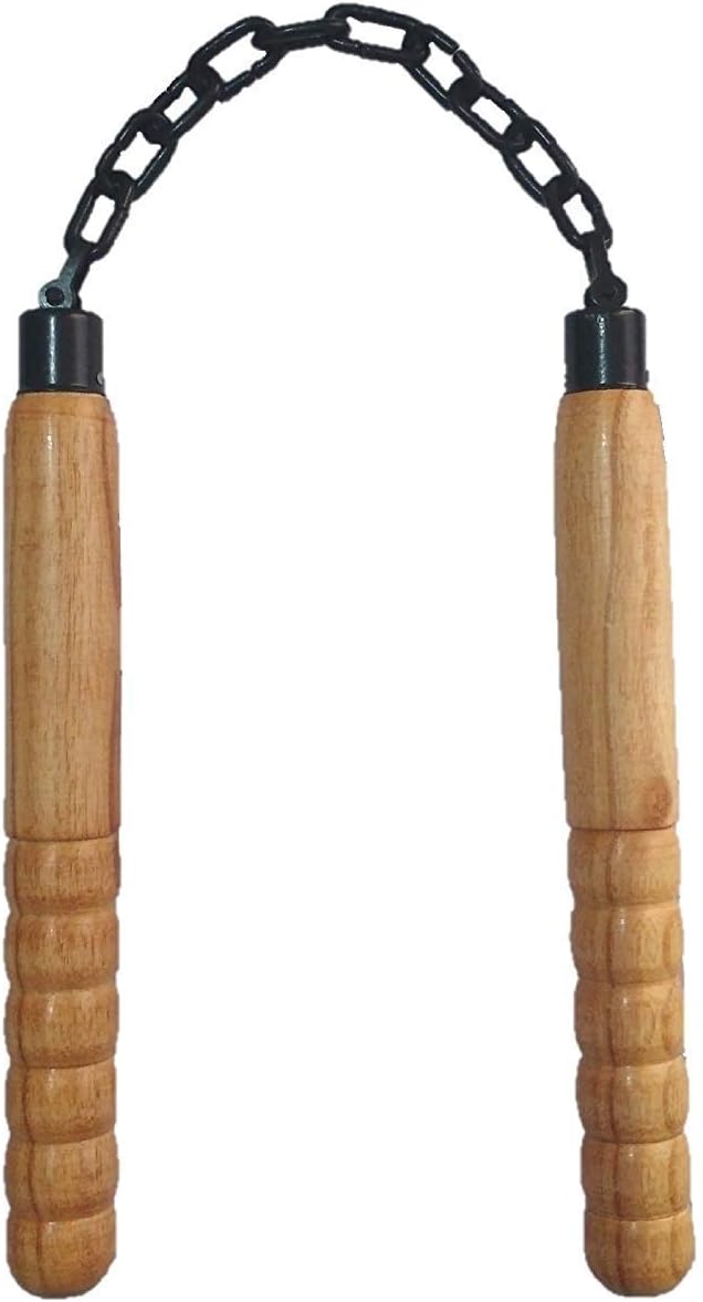 SHARABANI Wooden Karate Martial Arts Equipment nanchuks, nunchaku, chainsticks, chuka Sticks,kansa, Karate Sticks Great for Training Advanced Skills.