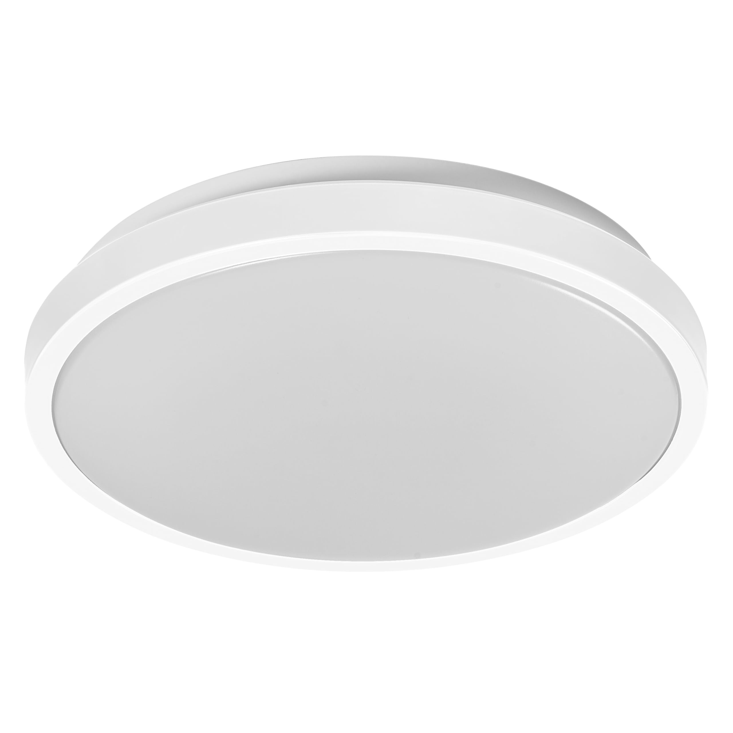 OSRAM ORBIS London LED Ceiling Light 280 mm, White, 16 W, 2000lm, Warm White Light Colour, Very homogeneous Light Distribution, Long Life, LED Module not Replaceable, Round, IP20, 3000 K.