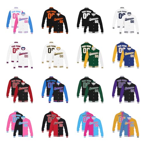 Custom Varsity Baseball Jacket for Men Women Personalized Letterman Jackets Design your own Sports Bomber Jacket3