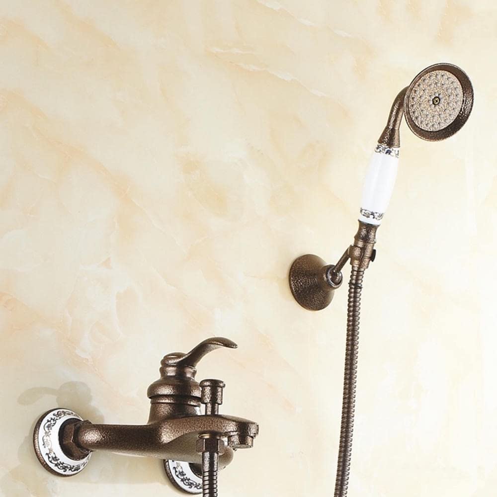 Robinet de douche vintage mural finissez-en avec les mitigeurs instables de baignoire