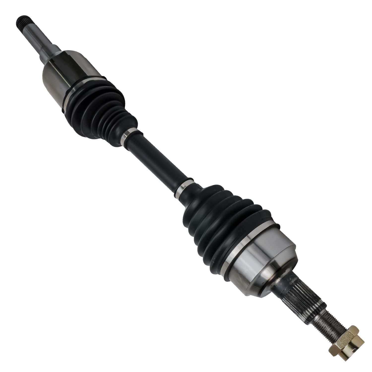 Detroit Axle - Front 2pc CV Axles for 10-16 Chevy Equinox GMC Terrain 2.4L, 2 CV Axle Shafts Assembly 2010 2011 2012 2013 2014 2015 2016 Replacement