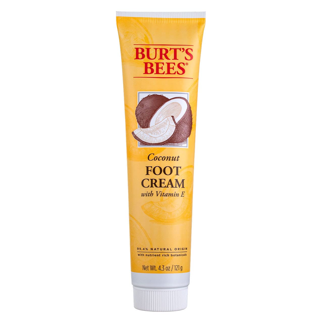 Burt's Bees Coconut Foot Creme 4.34 oz (Pack of 12)