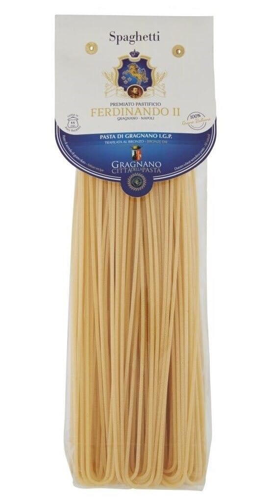 Rummo 12er-Pack Pastificio Ferdinando II Spaghetti Pasta di Gragnano I.G.P.,Nudeln aus Hartweizengrieß 500g