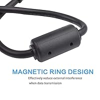 Vista 5 de Cable USB de repuesto UC-E6 UC-E23 UC-E17 compatible con cámara digital Nikon SLR DSLR D3200 D3300 D750 D5300 D7200 Coolpix L340 L32 A10 P520 P510