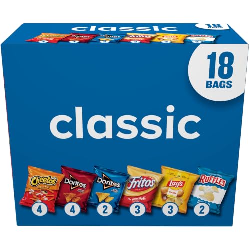 Frito-Lay Snacks Variety Pack, Classic Mix, Single Serve Snack Ba...