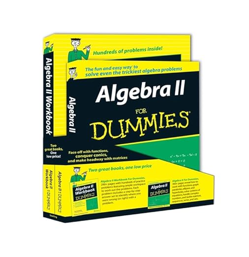 Algebra II for Dummies W/Algebra II Workbook for Dummies Sterling, Mary Jane 9780470430989
