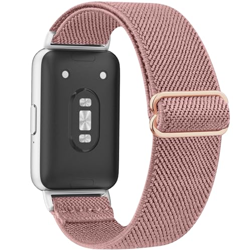 Image of Tobfit Nylon Strap for Samsung Galaxy Fit 3 (Watch Not Included), Flexible Premium Elastomer Nylon Adjustable Watch Band for Galaxy Fit3 2024 SM-R390 Men & Women