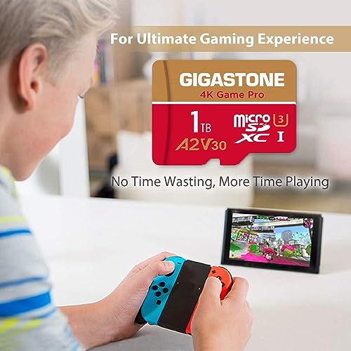 For Switch 1 OnlyGIGASTONE 1TB Micro SD Card, Game Pro MAX, Up to 150/140 MB/s, MicroSDXC for Nintendo-Switch 1, SteamDeck - Image 4