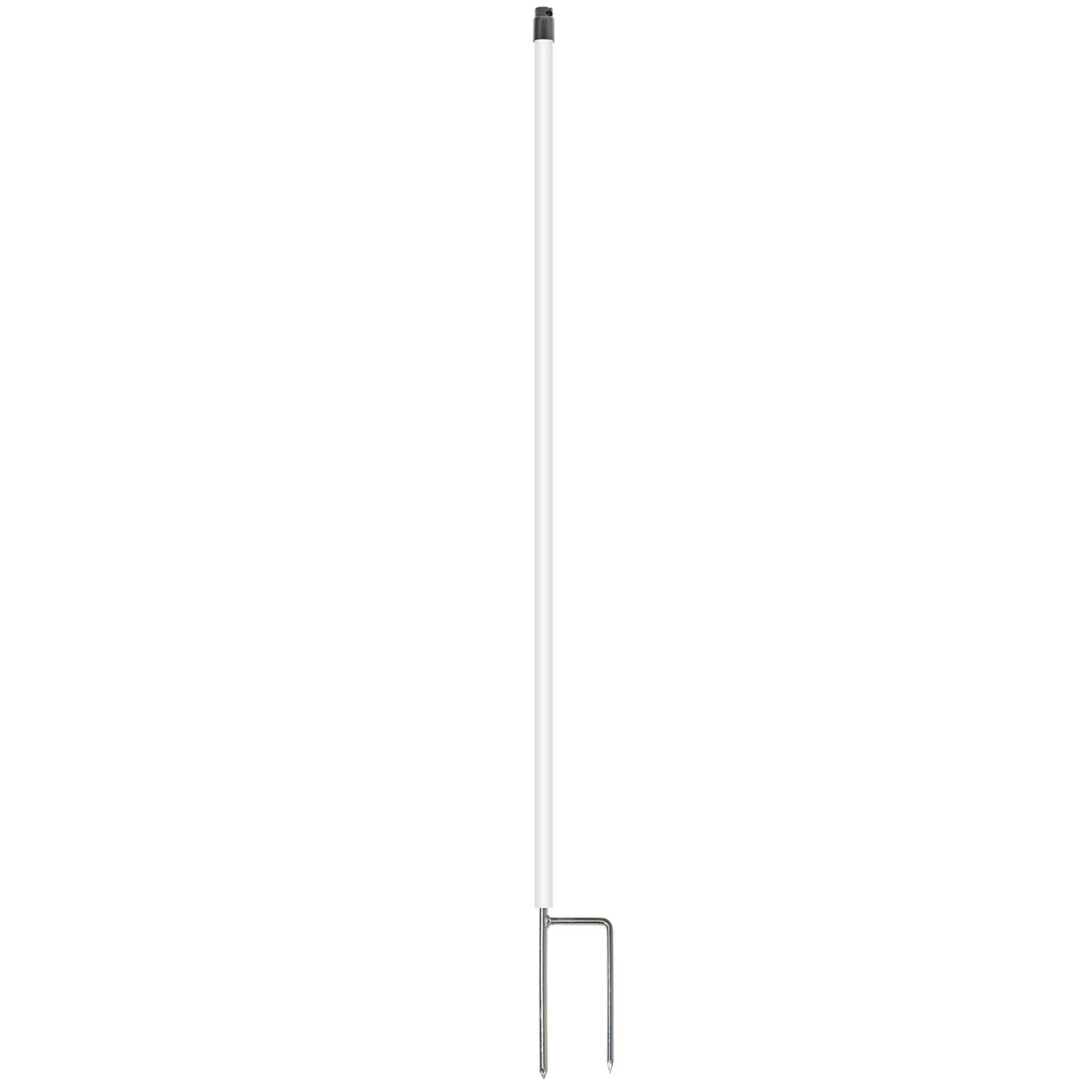 VOSS.farming 10x Kunststoffpfähle, 146 cm x Ø19 mm, rund, 2 Spitzen