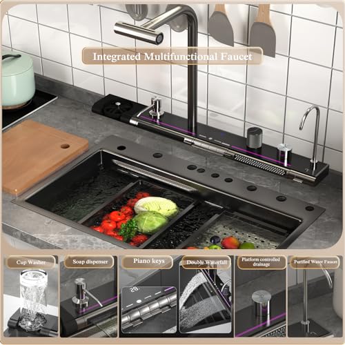 Dual Waterfall Kitchen Sink product image 2