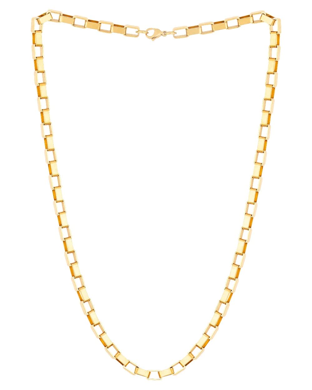 Men's Cuban Link Chain for Man Stylish Gold Necklace for men Waterproof Hypoallergenic Stainless Steel Anti Tarnish Waterproof Rust Resistant, Jewellery for mens Gifts for Boys -30-image-38
