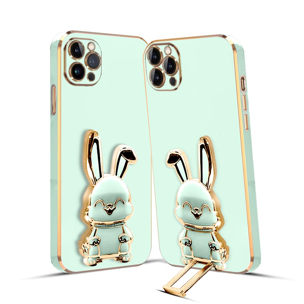 KARWAN®️ 3D Bunny with Folding Stand Back Cover Case Compatible for iPhone 11 Pro Max | Slim electroplated case | Stand case | Soft TPU | Space Astro Theme | Camera Protection-Pink (B0CGNV6QYL) Amazon Price History, Amazon Price Tracker