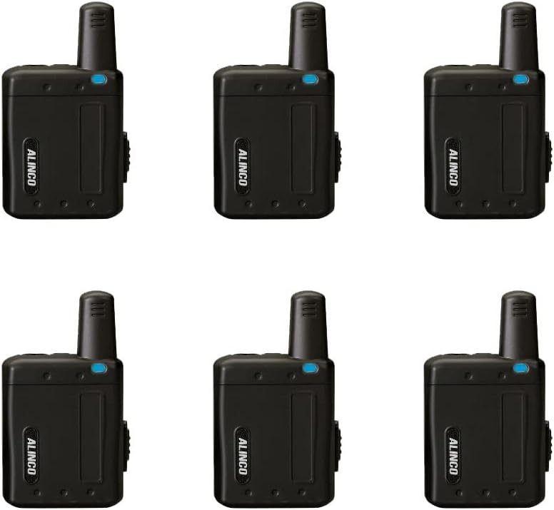 アルインコ 特定小電力トランシーバー DJ-PX5-B ブラック 6台セット DJ