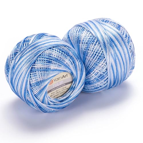 Image of YanrArt Tulip%100 Microfiber Silky Yarn - Suitable for Summer Clothes and Home Accessories Curtains, Runners, Tablecloths - S. Fine(1) Weight Yarn - 1.70 Oz, 273 Yds (446)
