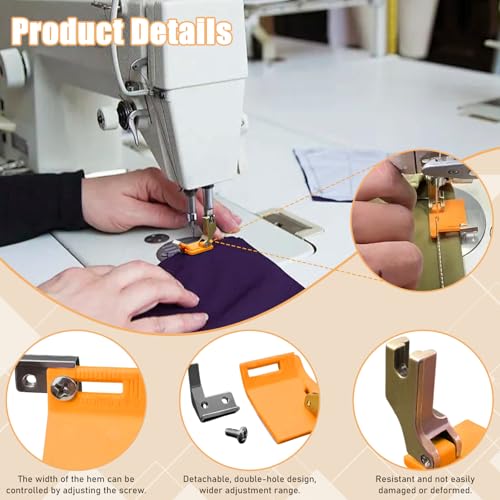 2 Piezas Pie Prensatelas Multifuncional para Máquina de Coser miniatura 4